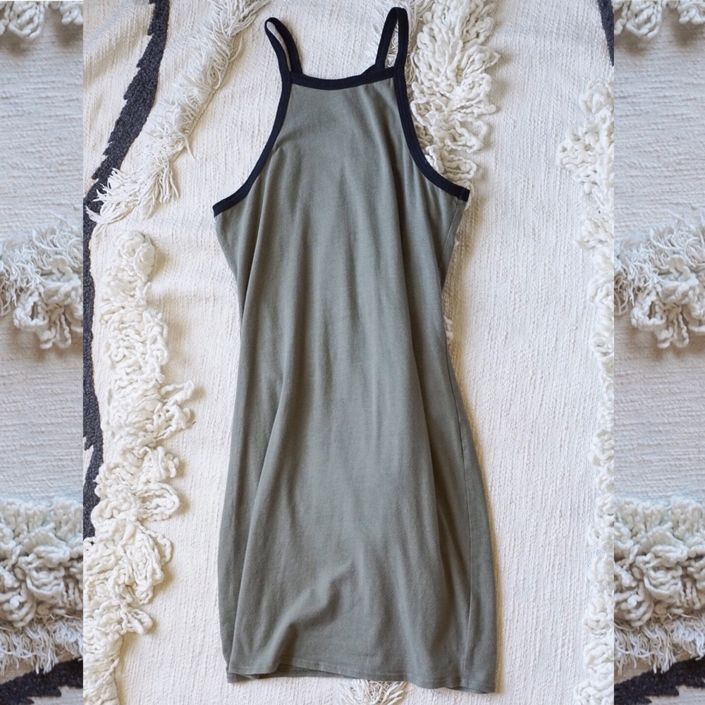 5 {for} 25 ✨ Olive Dress Halter Jersey Knit Casual